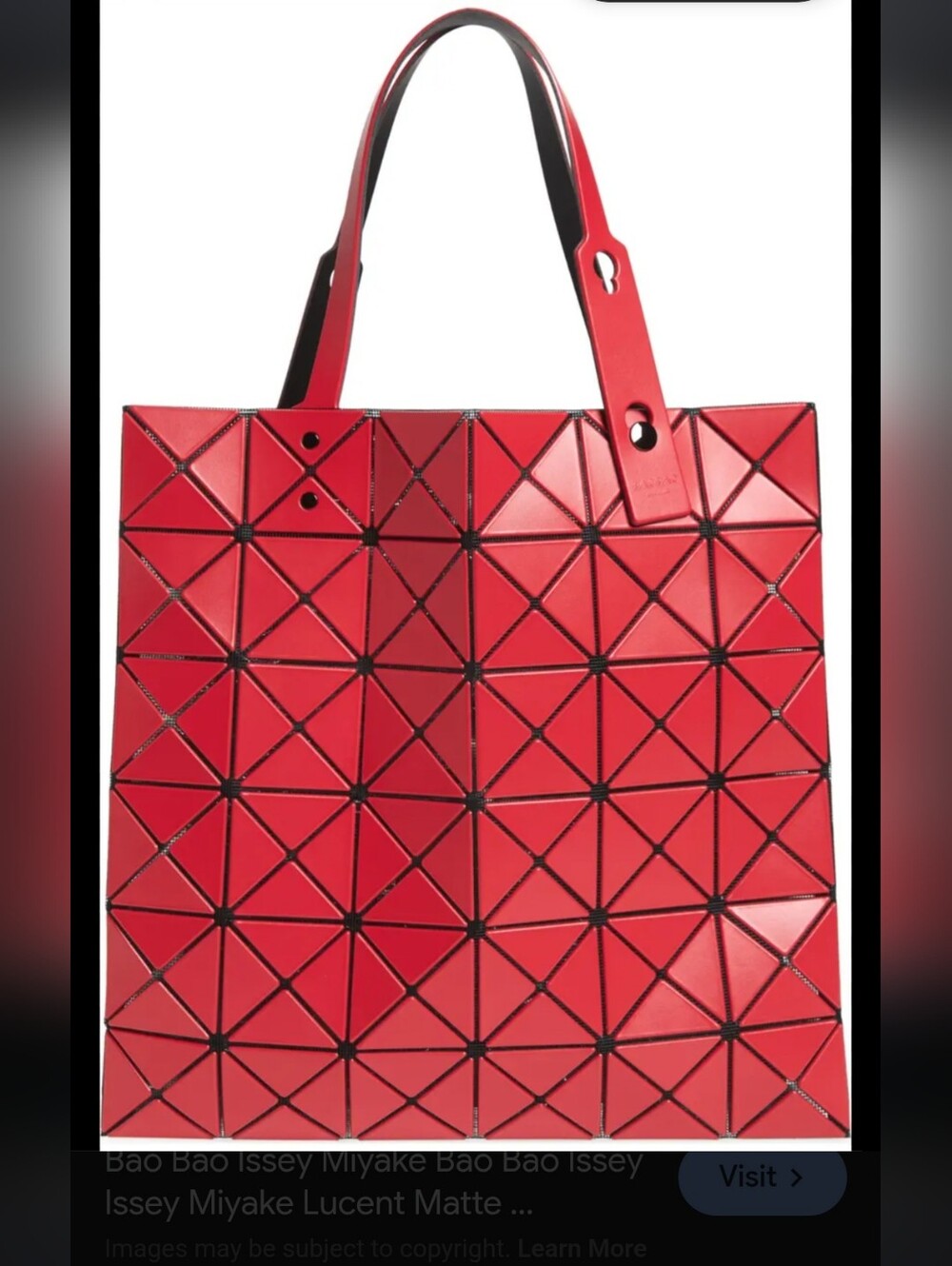 Bao Bao Issey Issey Miyake Lucent Tote EUC